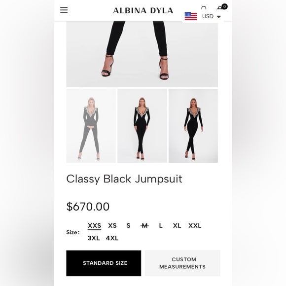 ALBINA DYLA Classy Black Jumpsuit - Picture 4 of 10